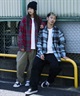 DEAR LAUREL ディアローレル 長袖 シャツ メンズ ネルシャツ チェックシャツ DL26F-2602(BRN-M)