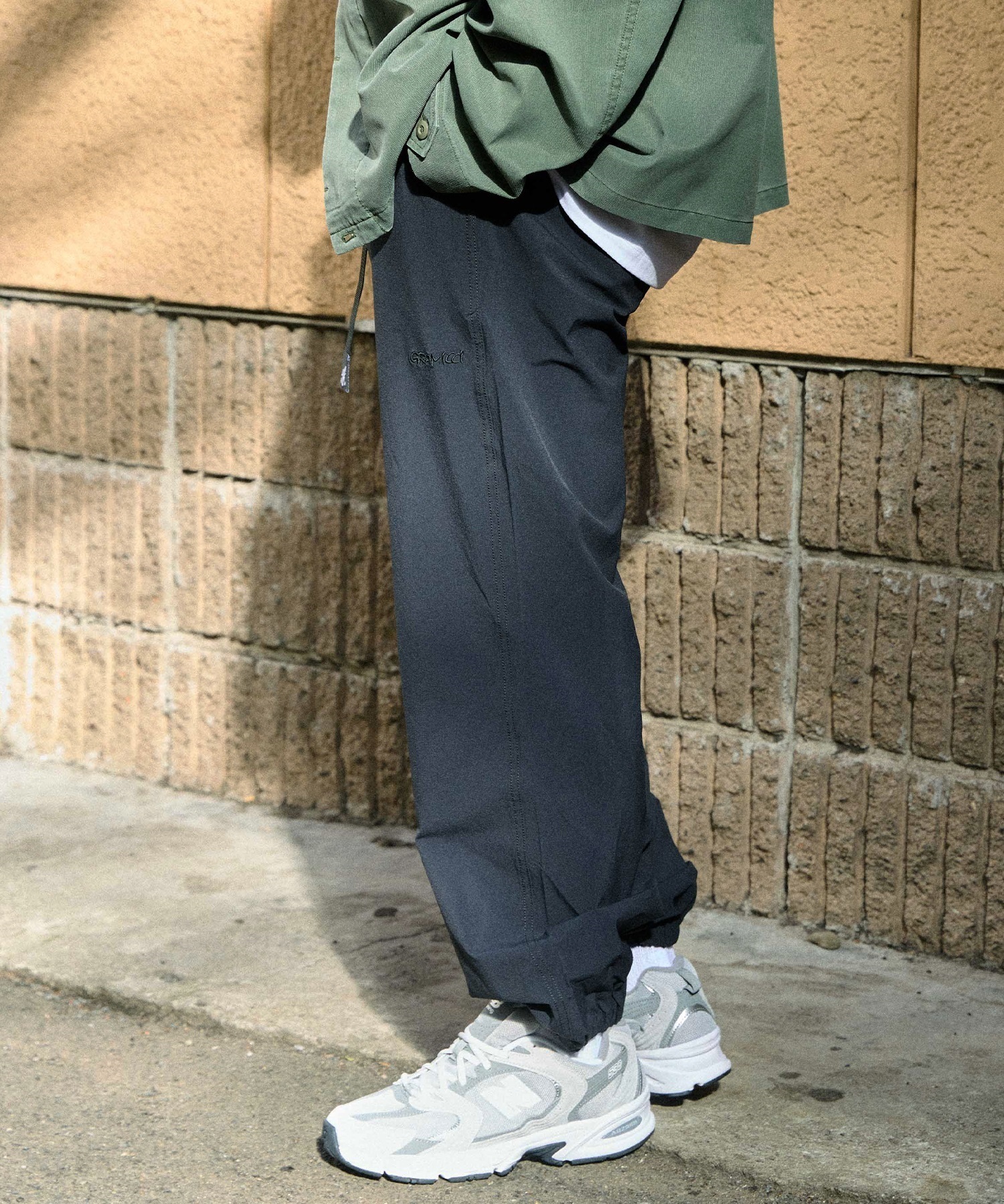 DEAR LAUREL ディアローレル × GRAMICCI グラミチ ロングパンツ メンズ コラボ GMP6-S2064 ムラサキスポーツ限定(GRY-M)