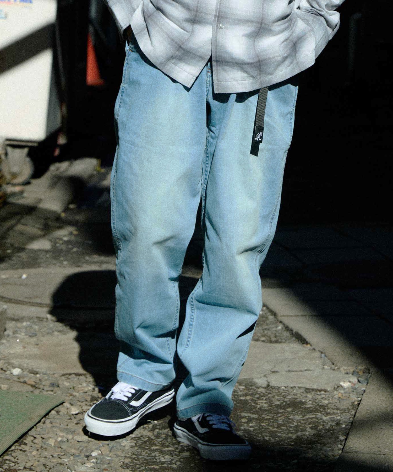 DEAR LAUREL ディアローレル × GRAMICCI グラミチ ロングパンツ メンズ GMP6-S2066 ムラサキスポーツ限定(NVY-M)