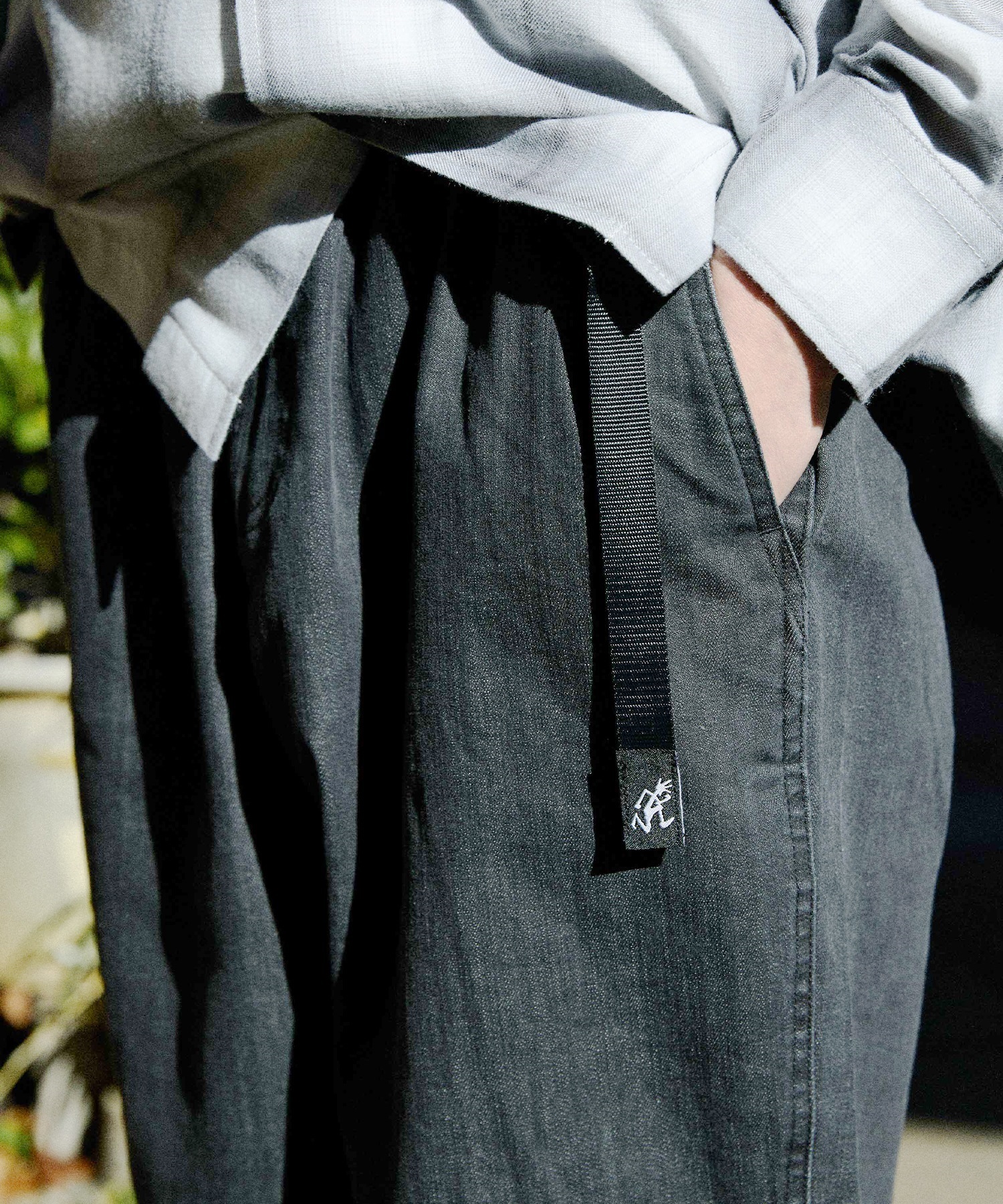 DEAR LAUREL ディアローレル × GRAMICCI グラミチ ロングパンツ メンズ GMP6-S2066 ムラサキスポーツ限定(NVY-M)