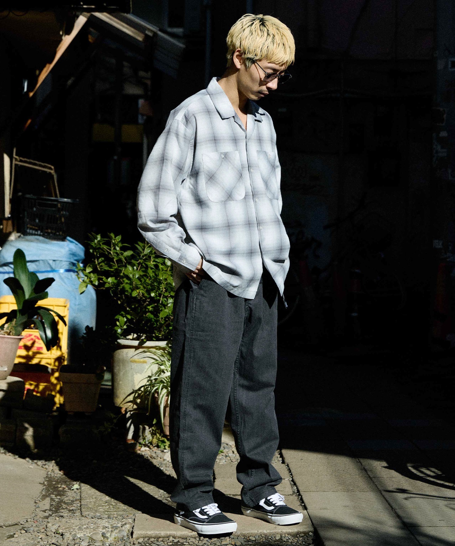 DEAR LAUREL ディアローレル × GRAMICCI グラミチ ロングパンツ メンズ GMP6-S2066 ムラサキスポーツ限定(NVY-M)