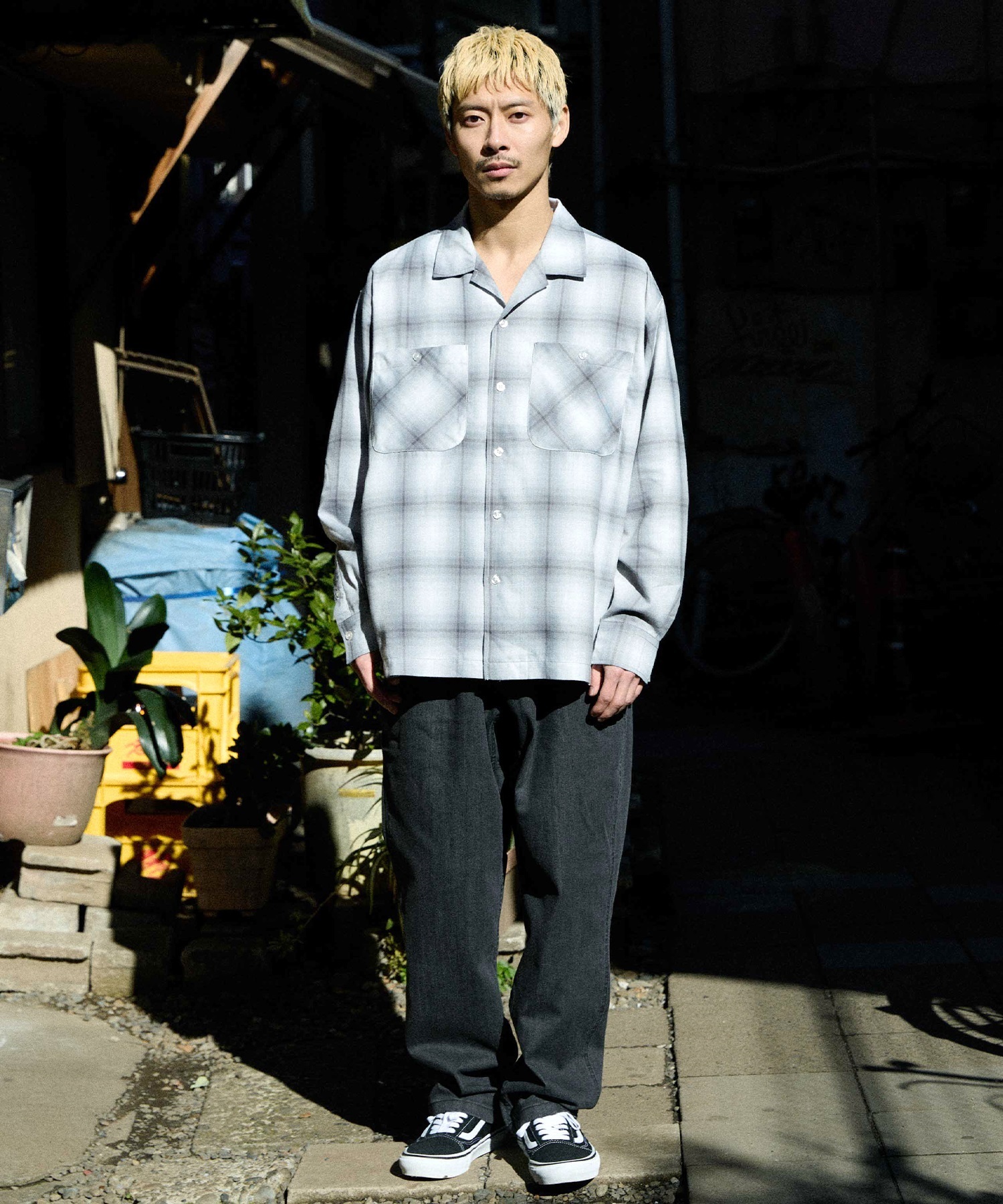 DEAR LAUREL ディアローレル × GRAMICCI グラミチ ロングパンツ メンズ GMP6-S2066 ムラサキスポーツ限定(NVY-M)