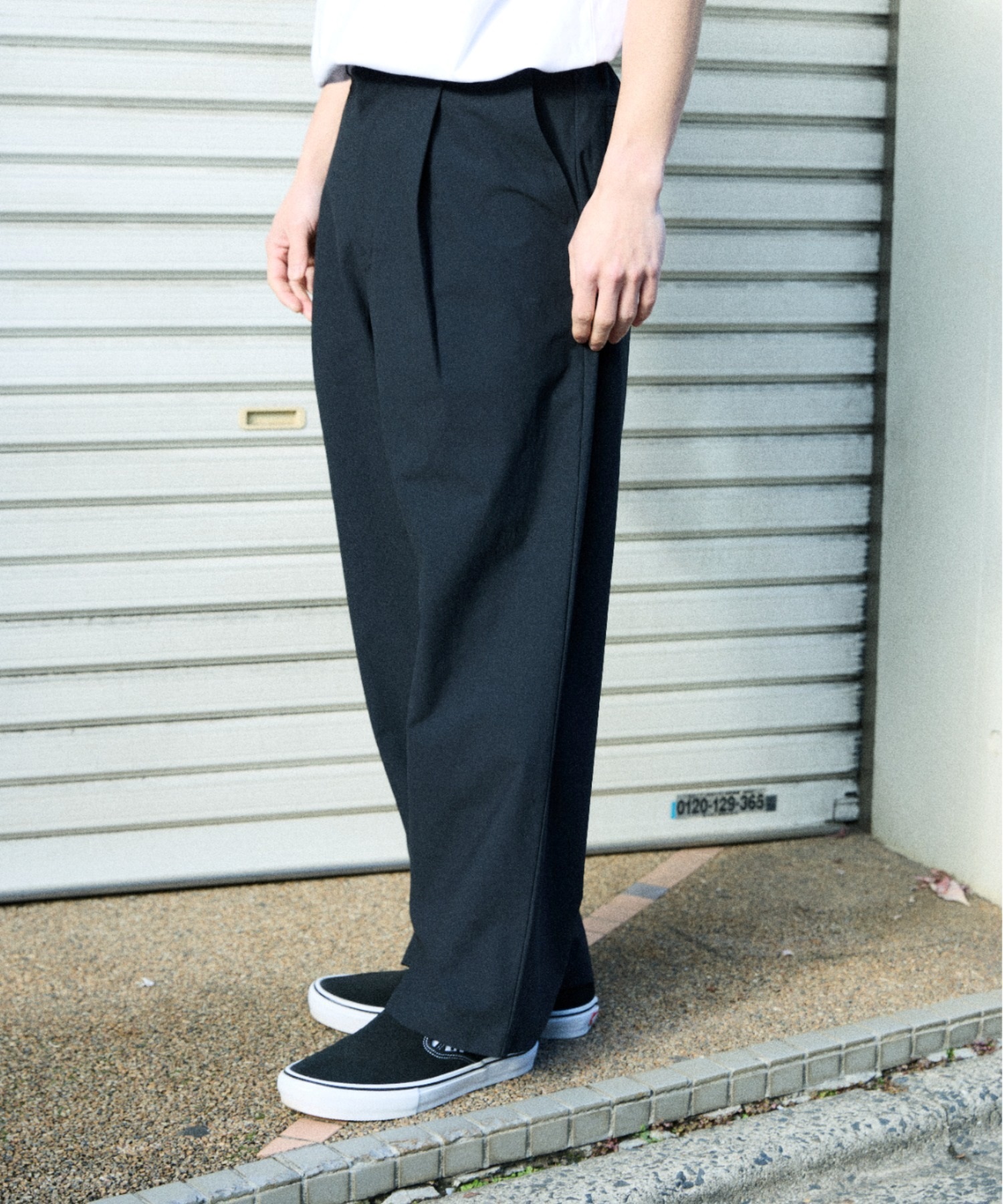 DEAR LAUREL ディアローレル ロングパンツ メンズ ロンパン 高機能 EPIX URBAN SLACKS DL26S-3102(BLK-M)