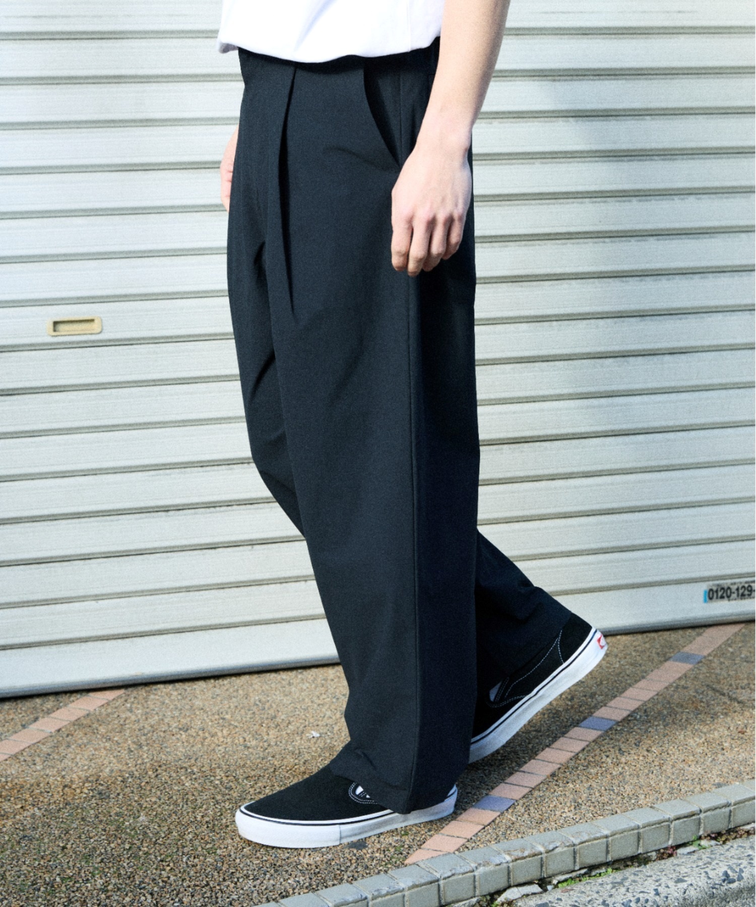 DEAR LAUREL ディアローレル ロングパンツ メンズ ロンパン 高機能 EPIX URBAN SLACKS DL26S-3102(BLK-M)