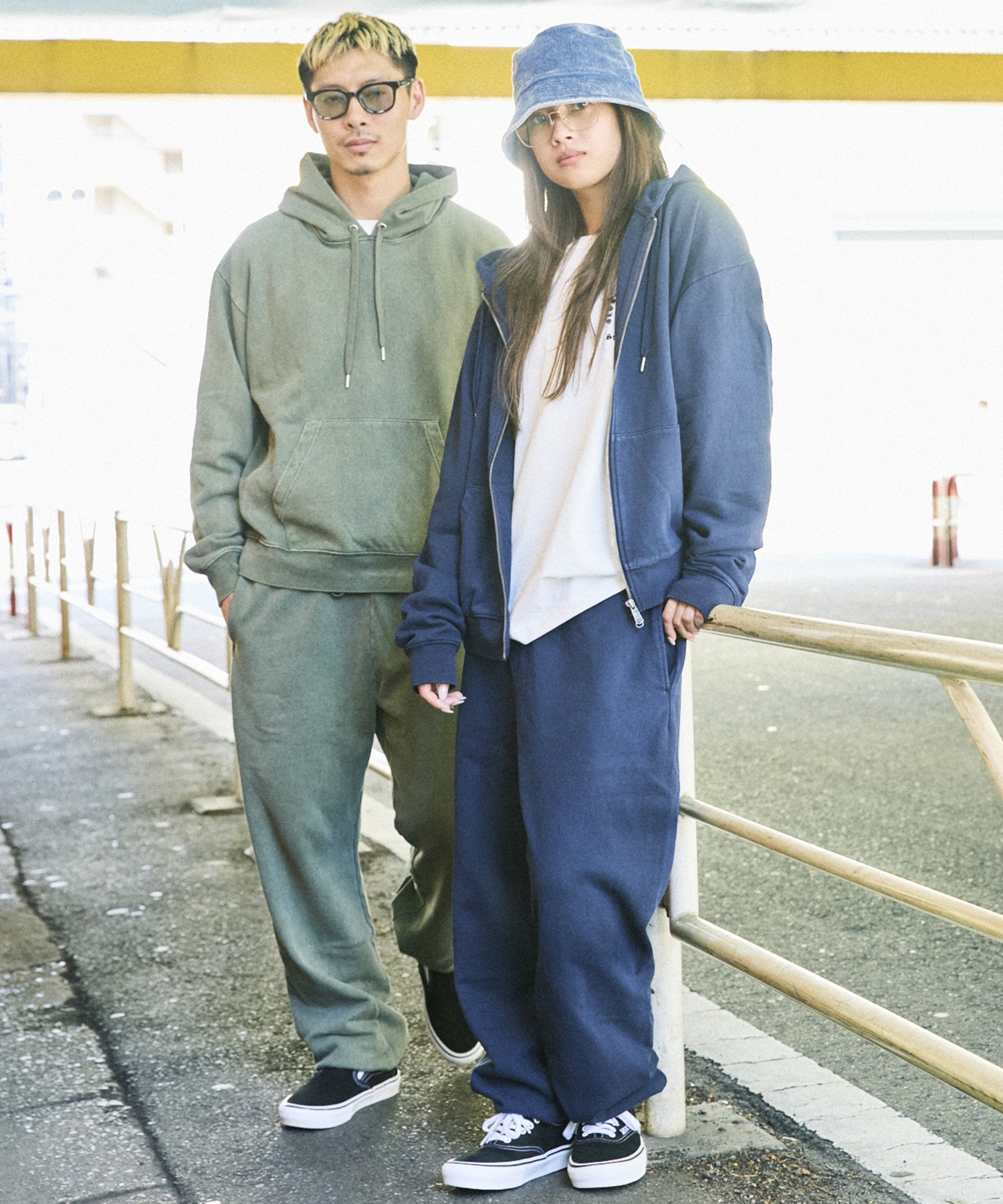 DEAR LAUREL ディアローレル ロングパンツ メンズ スウェット パンツ ピグメント加工 無地 裏毛 セットアップ対応 DL26F-3104(BLK-M)