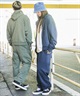 DEAR LAUREL ディアローレル ロングパンツ メンズ スウェット パンツ ピグメント加工 無地 裏毛 セットアップ対応 DL26F-3104(BLK-M)