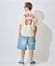 DEAR LAUREL ディアローレル ハーフパンツ ショートパンツ メンズ シンプル DENIM LOOSE SHORT GMP6-S2067(BLU-M)