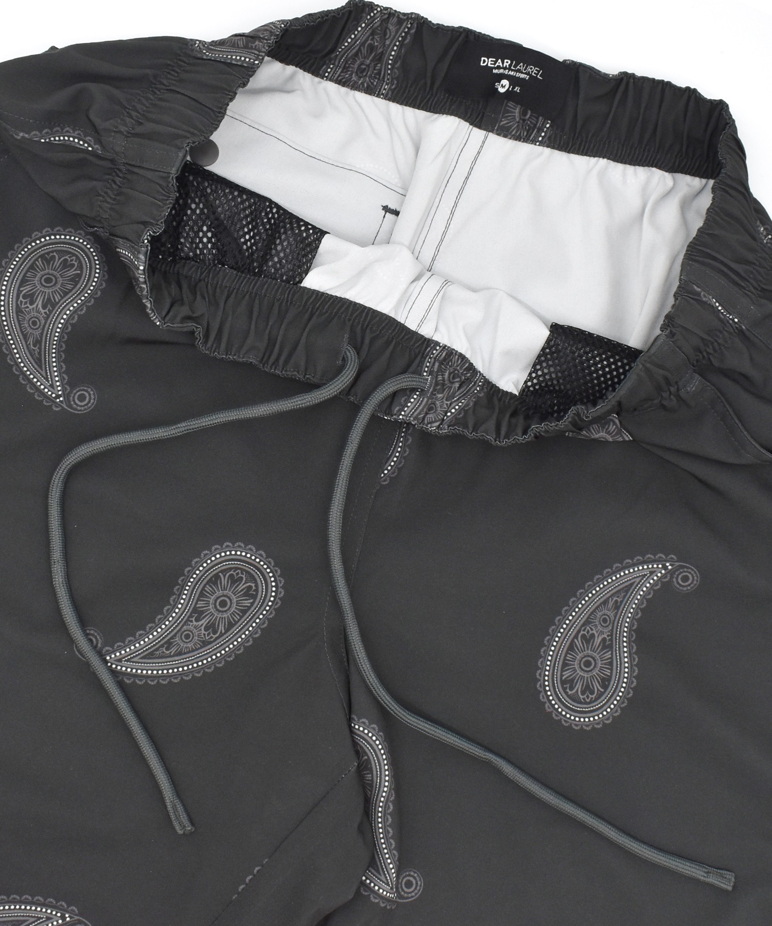 DEAR LAUREL ディアローレル ハーフパンツ ショートパンツ 水陸両用 ショーツ VACATION SHORTS DL26S-3302(BLK-M)