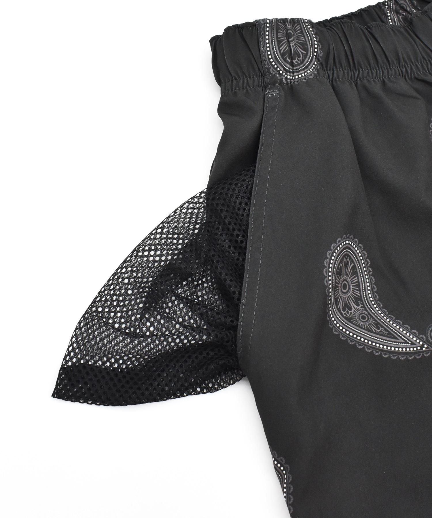 DEAR LAUREL ディアローレル ハーフパンツ ショートパンツ 水陸両用 ショーツ VACATION SHORTS DL26S-3302(BLK-M)