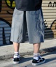 DEAR LAUREL ディアローレル ハーフパンツ ショートパンツ メンズ ショーツ DNM BAGGY SHORTS DL26S-3305(BLK-M)
