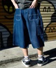 DEAR LAUREL ディアローレル ハーフパンツ ショートパンツ メンズ ショーツ DNM BAGGY SHORTS DL26S-3305(BLK-M)