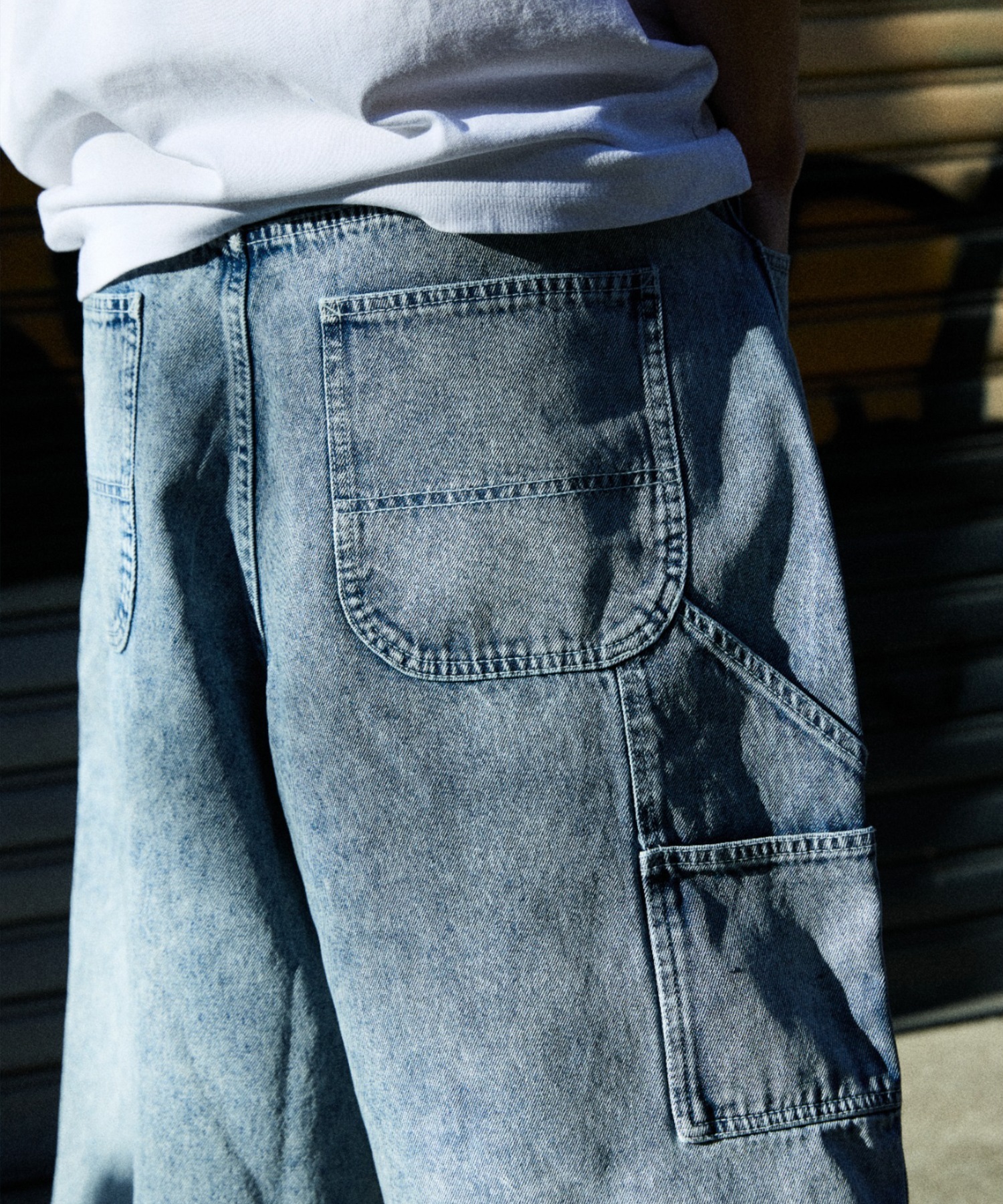 DEAR LAUREL ディアローレル ハーフパンツ ショートパンツ メンズ ショーツ DNM BAGGY SHORTS DL26S-3305(BLK-M)