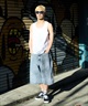 DEAR LAUREL ディアローレル ハーフパンツ ショートパンツ メンズ ショーツ DNM BAGGY SHORTS DL26S-3305(BLK-M)