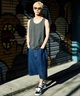 DEAR LAUREL ディアローレル ハーフパンツ ショートパンツ メンズ ショーツ DNM BAGGY SHORTS DL26S-3305(BLK-M)