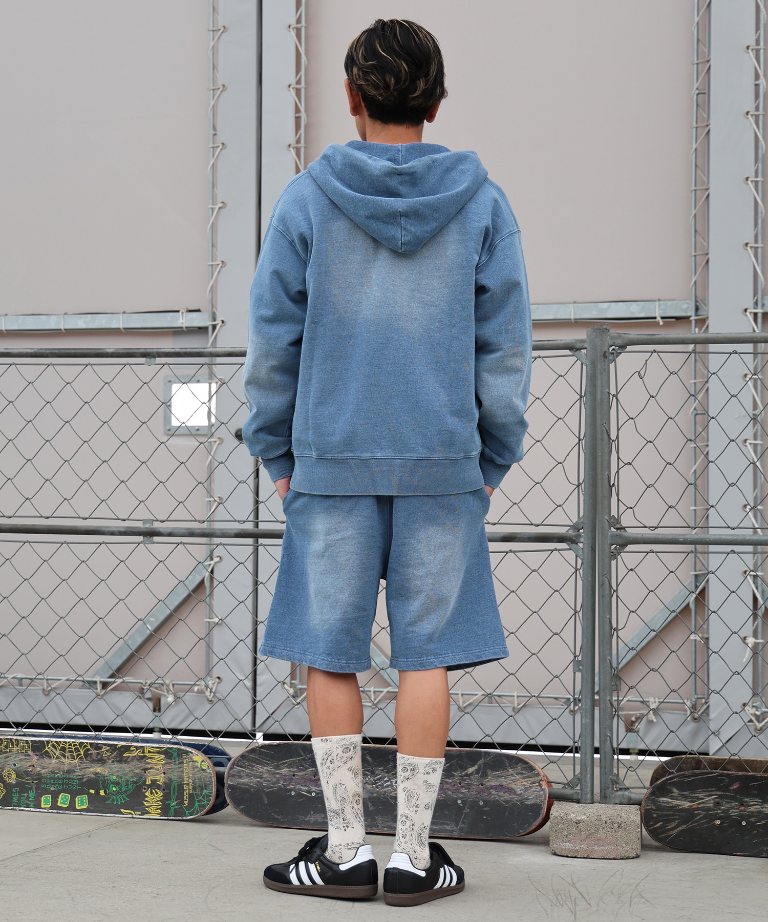 DEAR LAUREL ディアローレル ハーフパンツ ショートパンツ メンズ ショーツ セットアップ対応 DL26S-3306(NVY-M)