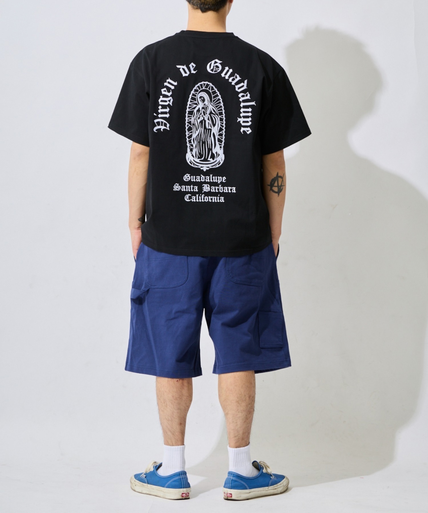 DEAR LAUREL ディアローレル ハーフパンツ ショートパンツ メンズ ショーツ BAGGY SWEAT SHORTS DL26S-3307(NVY-M)