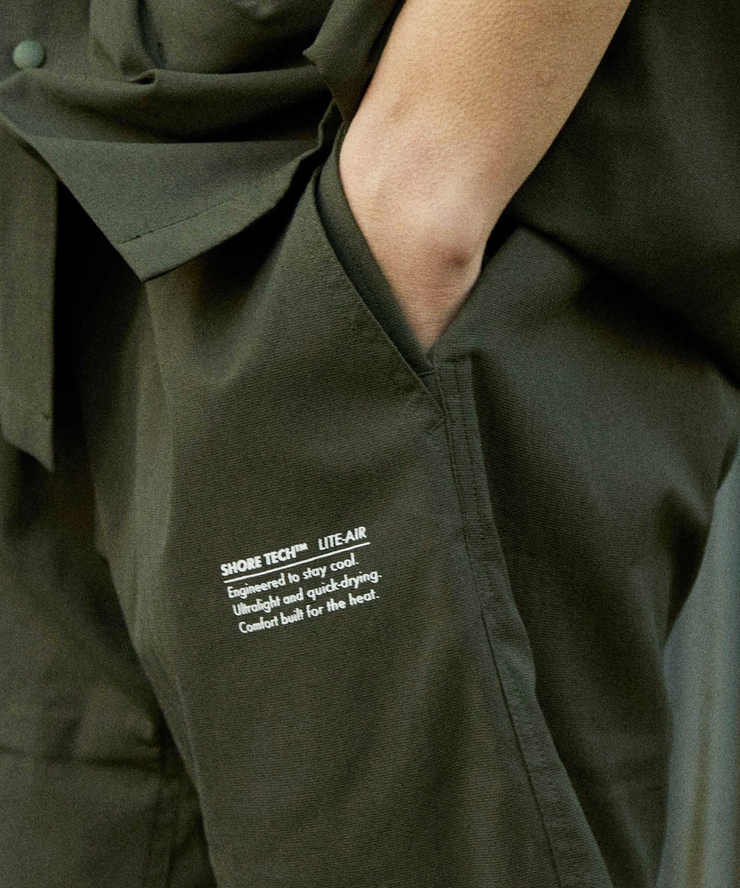 DEAR LAUREL ディアローレル ショーツ ハーフパンツ メンズ セットアップ対応 SHORE TECH SHORTS DL26S-3301(BLK-M)