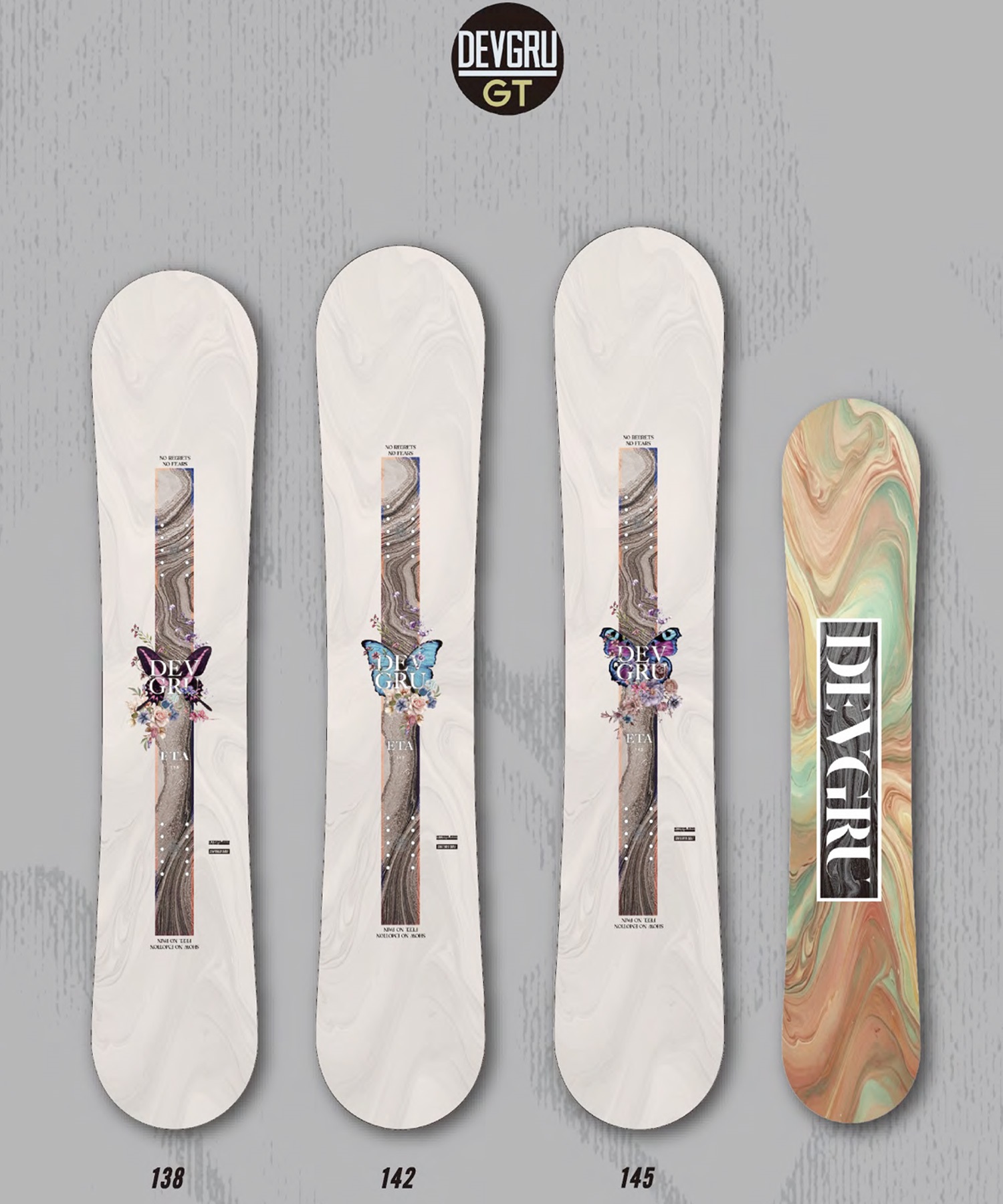 DEVGRU デブグル エタ ETA スノーボード 板 ダブルキャンバー グラトリ