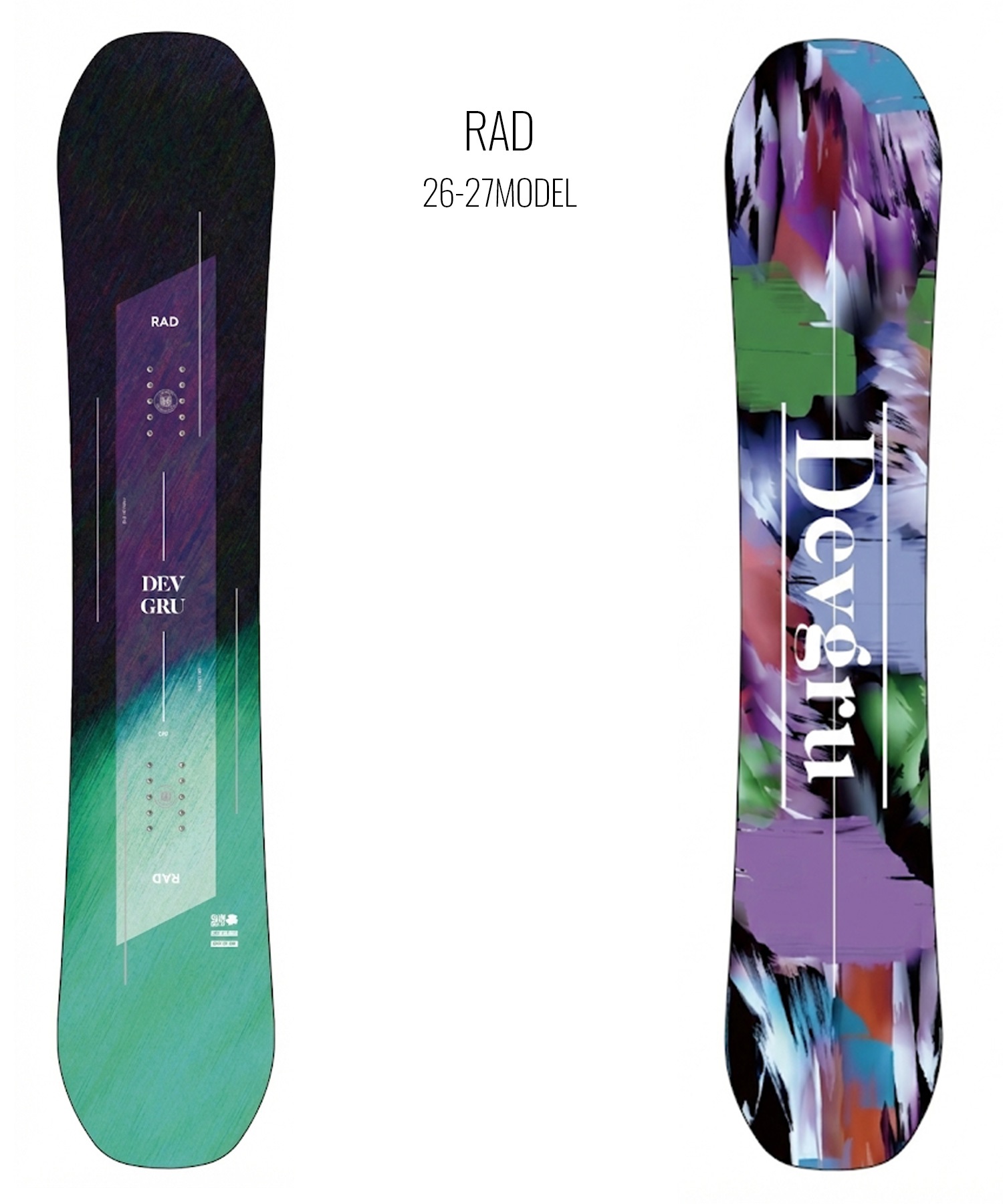 DEVGRU デブグル ラッド RAD スノーボード 板 ジブ2キャンバー ツイン