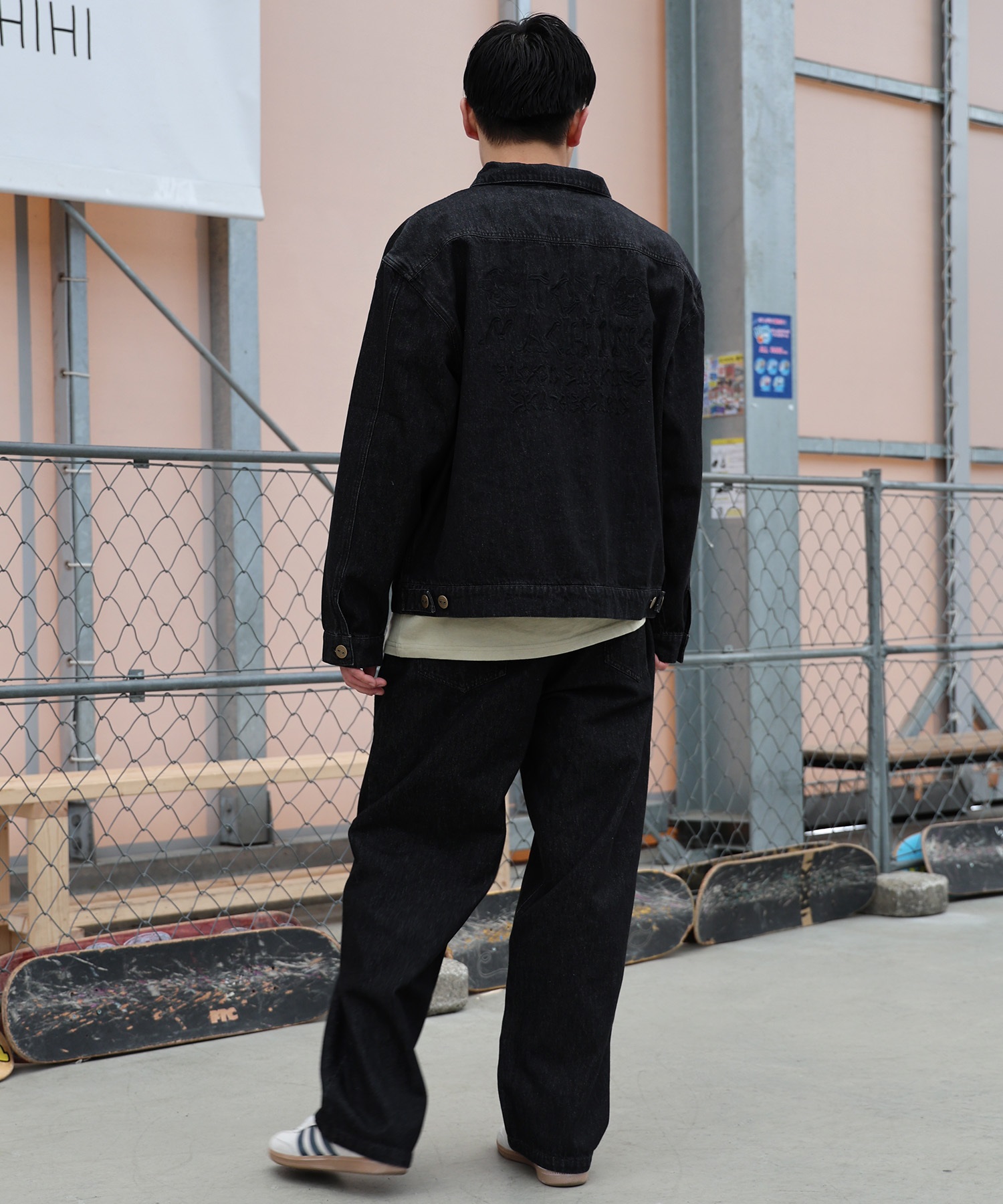 TOY MACHINE トイマシーン アウター メンズ デニム ジャケット MTMPGJK1(BLK-M)