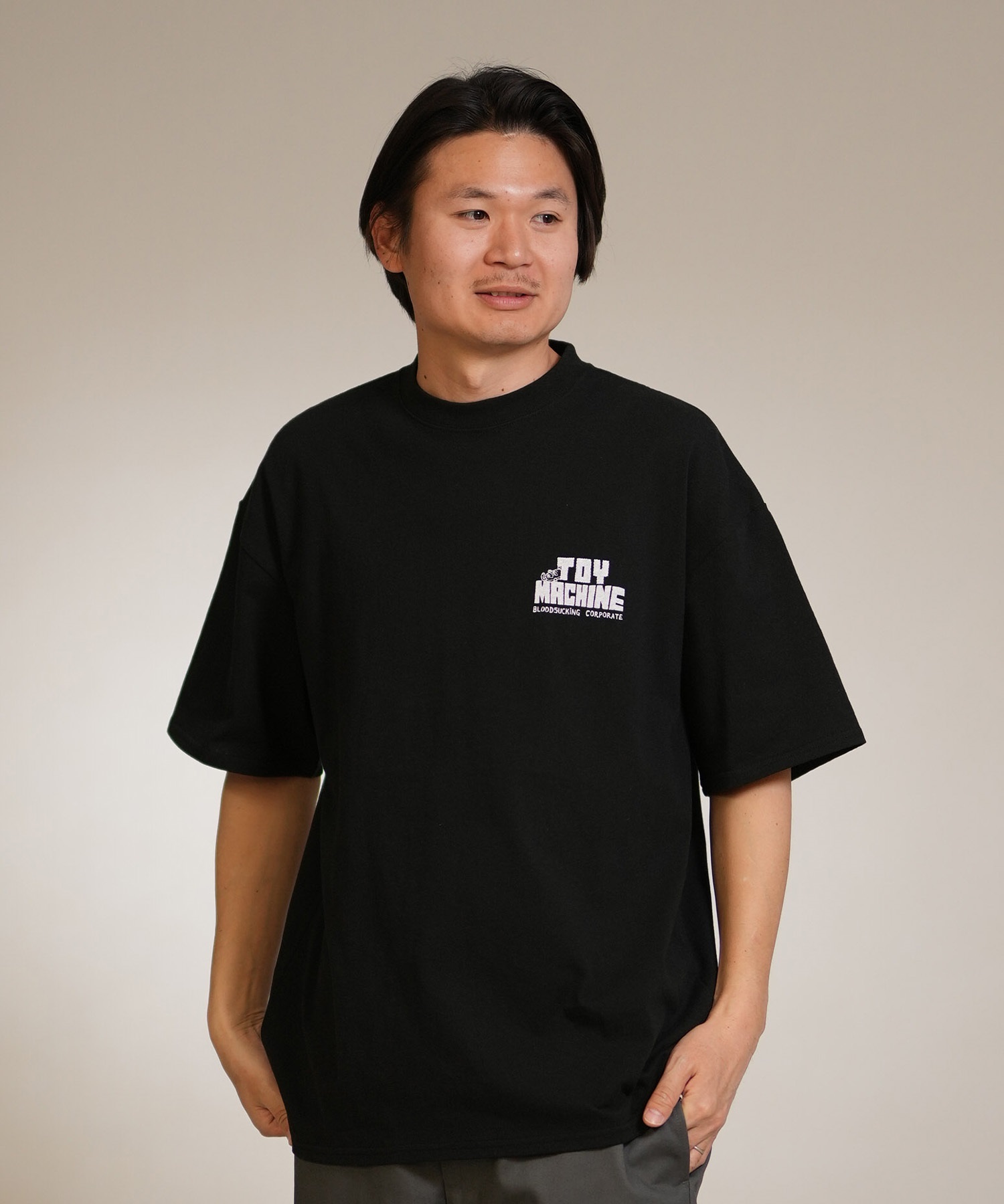 TOY MACHINE トイマシーン 半袖 Tシャツ メンズ バックプリント LIVING