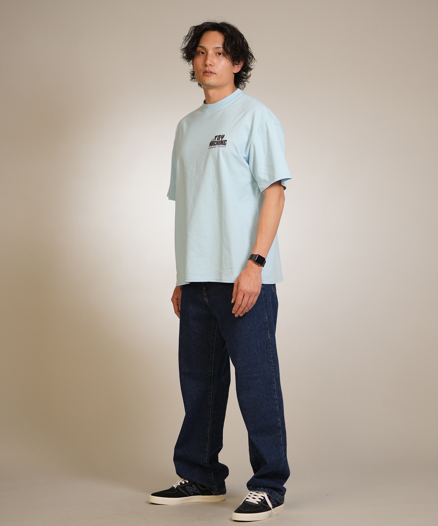 TOY MACHINE トイマシーン 半袖 Tシャツ メンズ バックプリント LIVING