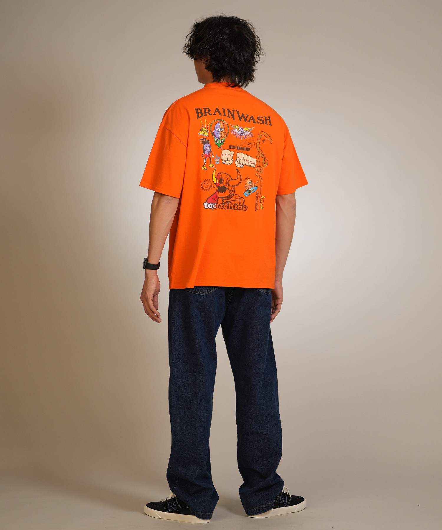 TOY MACHINE トイマシーン 半袖 Tシャツ メンズ バックプリント ALL