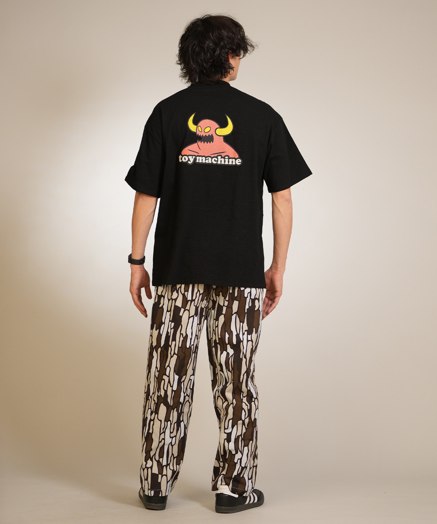TOY MACHINE トイマシーン 半袖 Tシャツ メンズ バックプリント