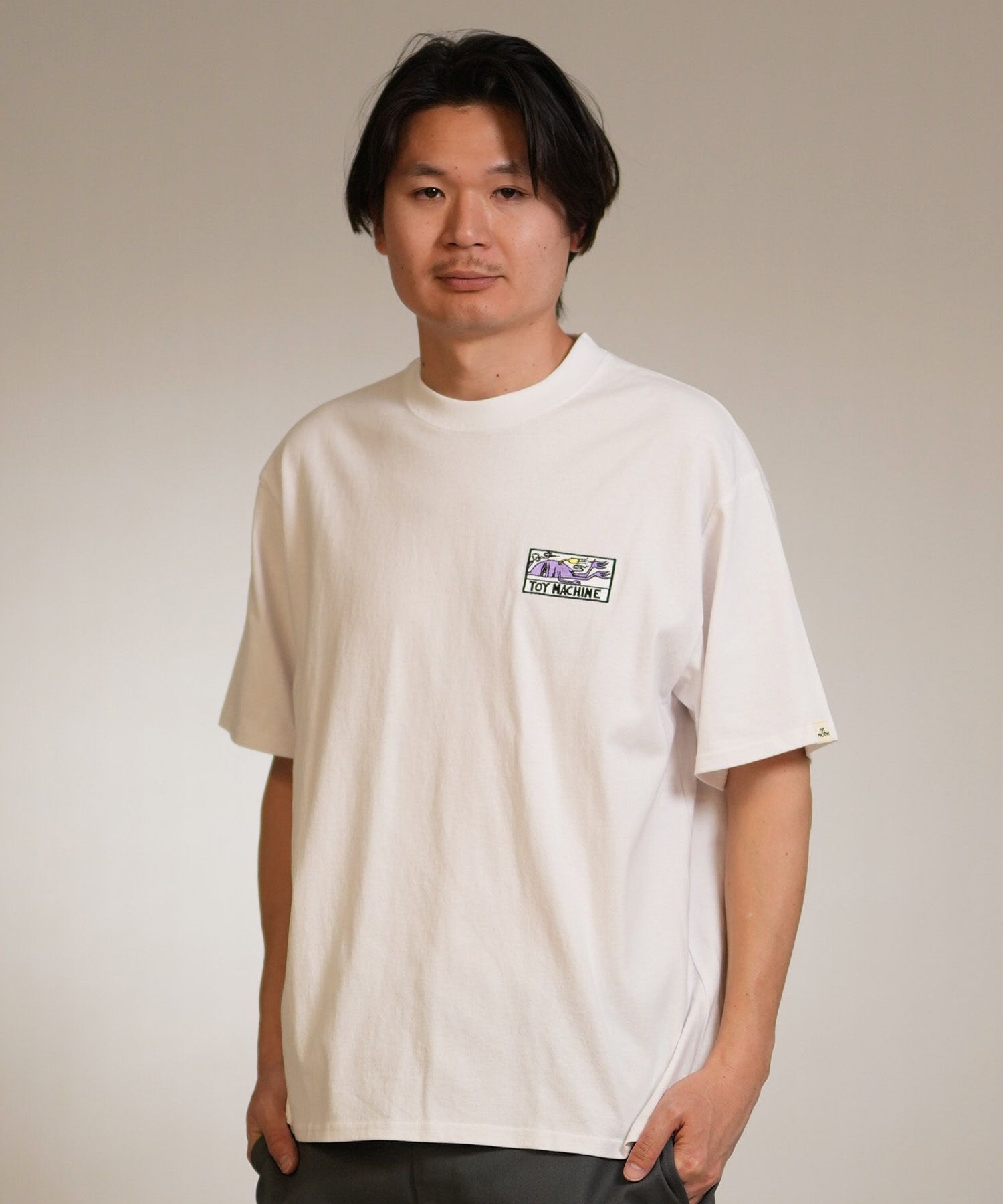 TOY MACHINE トイマシーン 半袖 Tシャツ メンズ シンプル LD SECT EMB