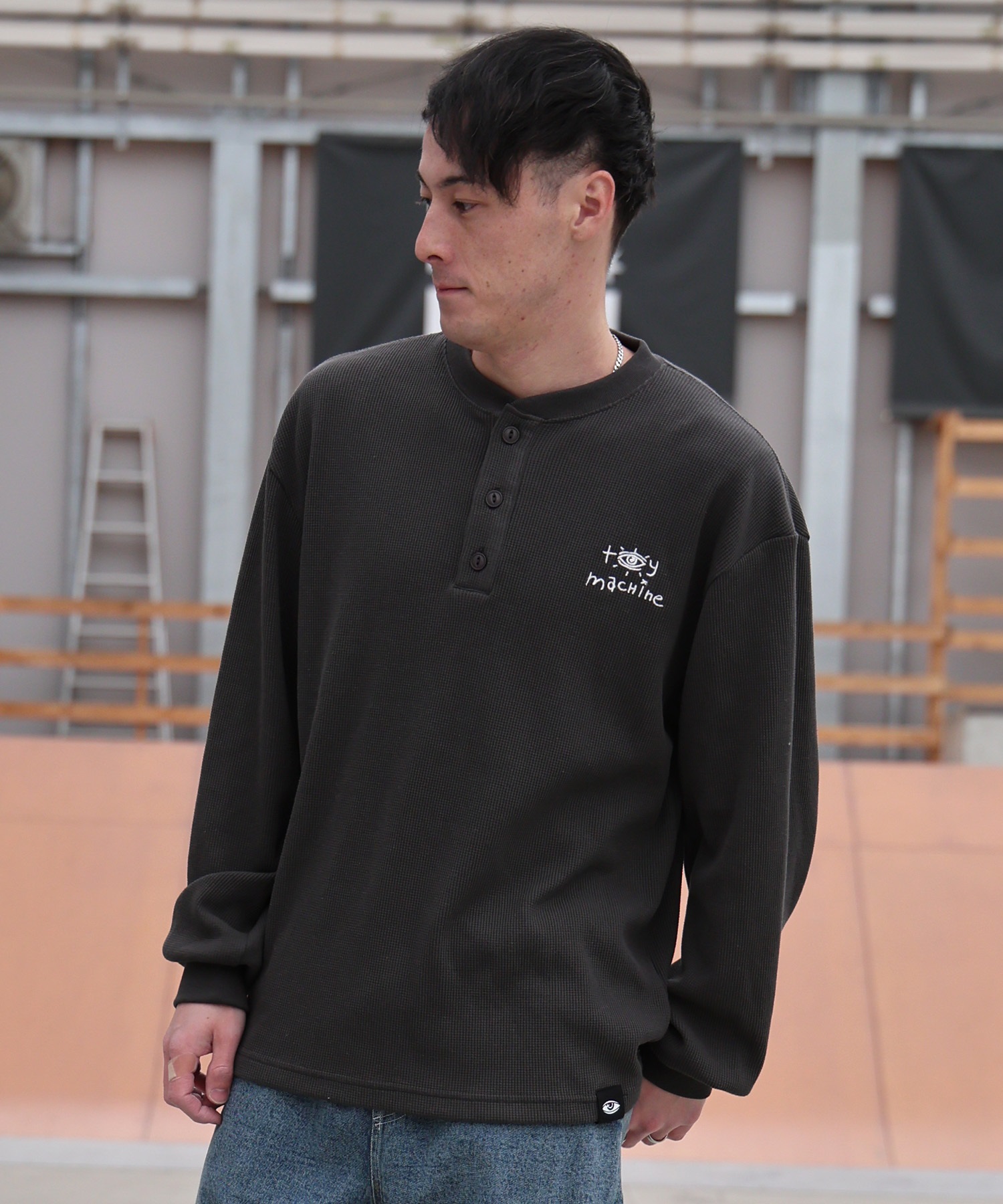 TOY MACHINE トイマシーン 長袖 Tシャツ ロンT メンズ サーマル