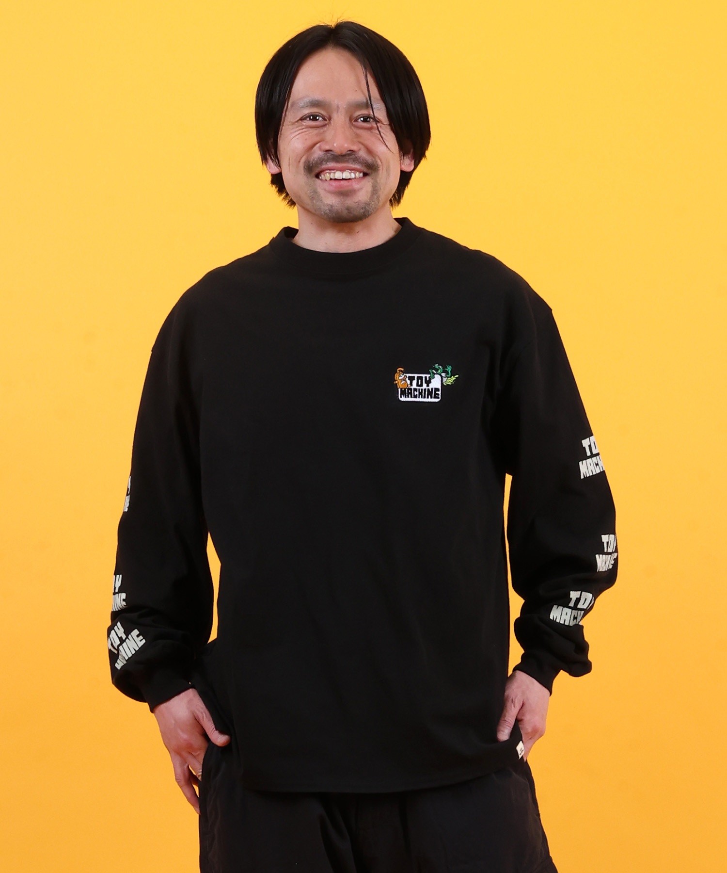 TOY MACHINE トイマシーン 長袖 Tシャツ ロンT メンズ バックプリント