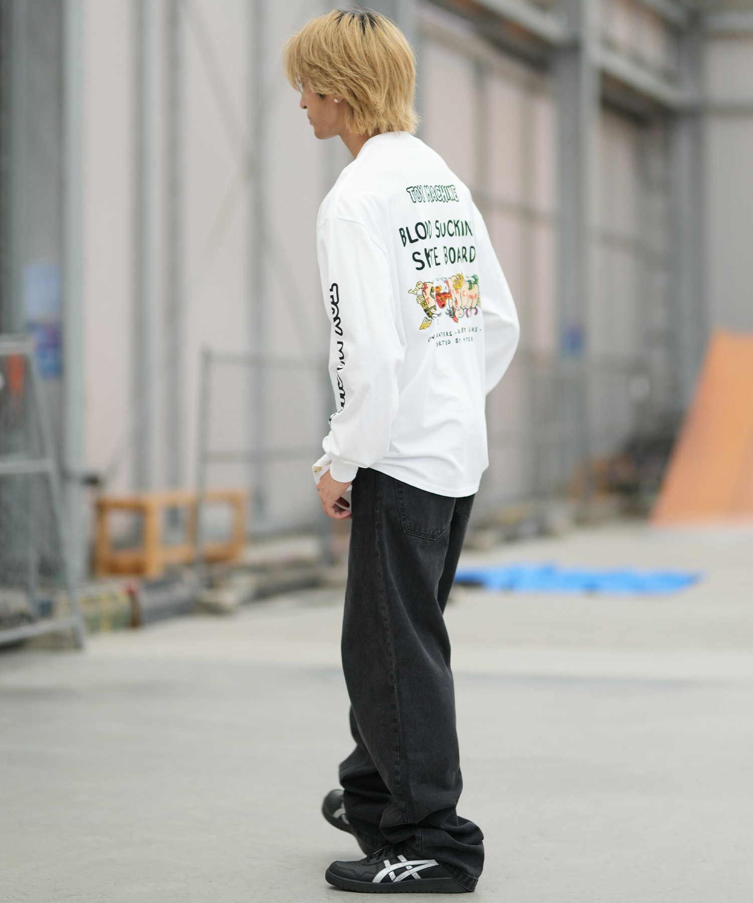 TOY MACHINE トイマシーン 長袖 Tシャツ ロンT メンズ オーバーサイズ