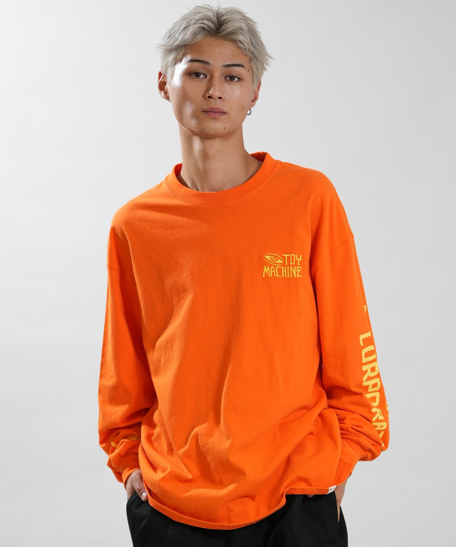 TOY MACHINE トイマシーン 長袖 Tシャツ ロンT メンズ オーバーサイズ
