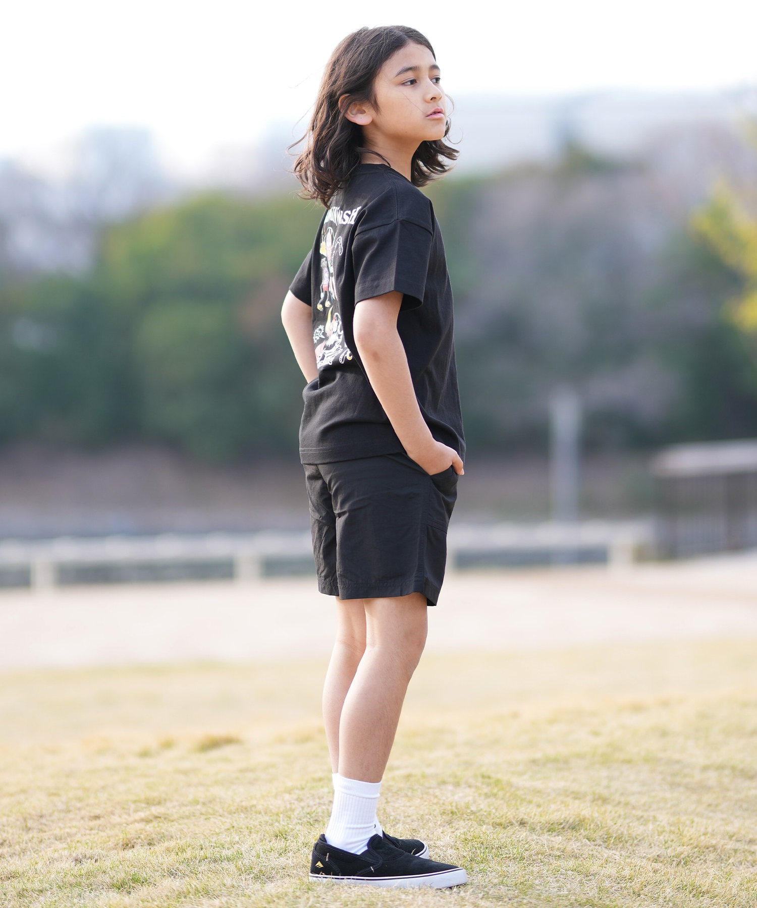 TOY MACHINE トイマシーン 半袖 Tシャツ キッズ ジュニア バック