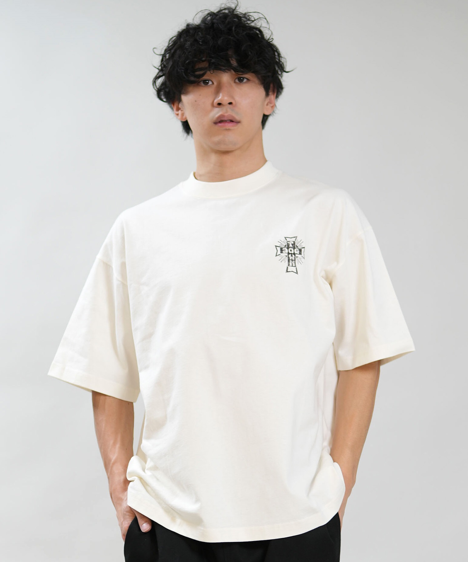DOGTOWN ドッグタウン 半袖 Tシャツ メンズ バックプリント 古着風