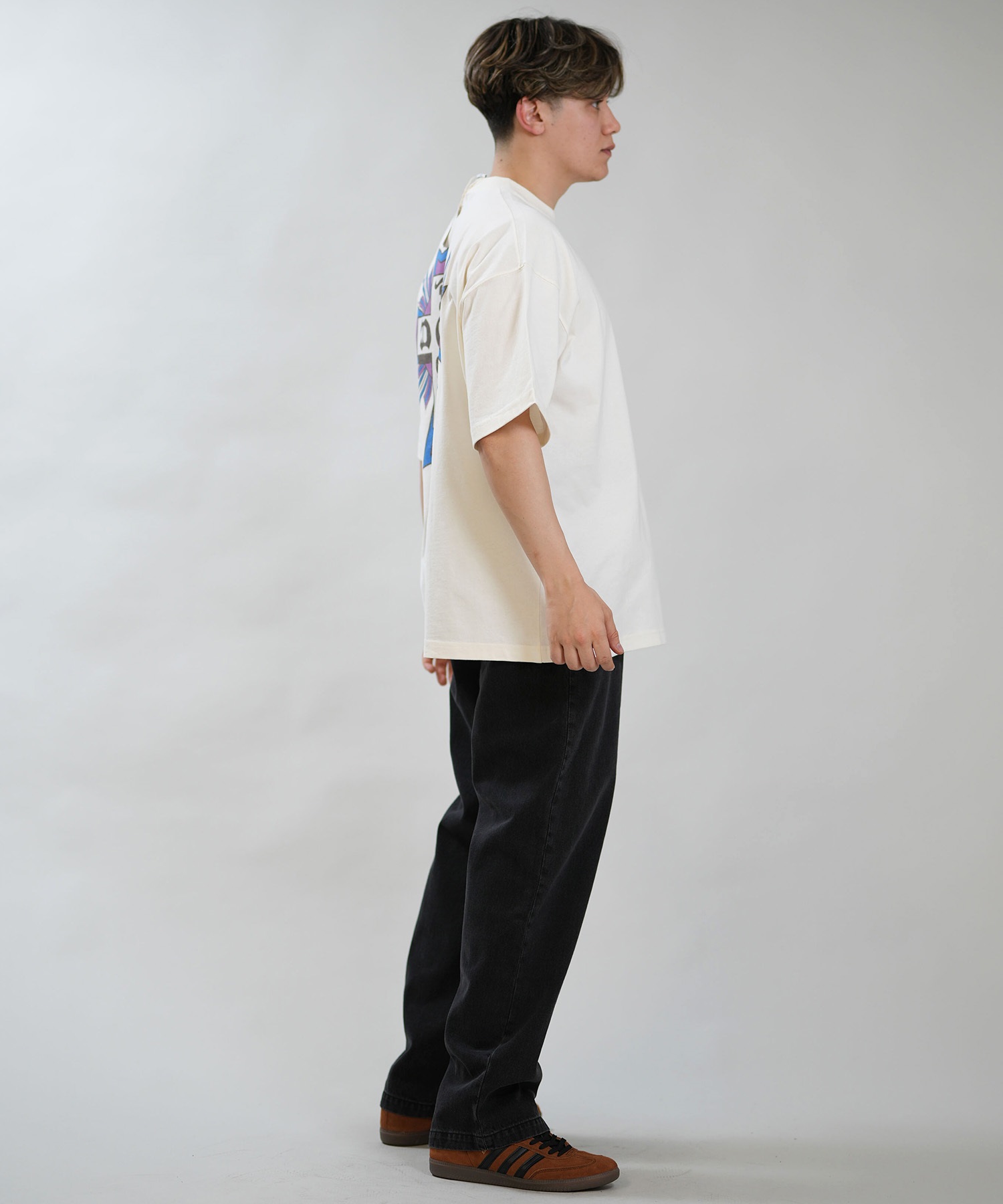 DOGTOWN ドッグタウン 半袖 Tシャツ メンズ バックプリント 古着風