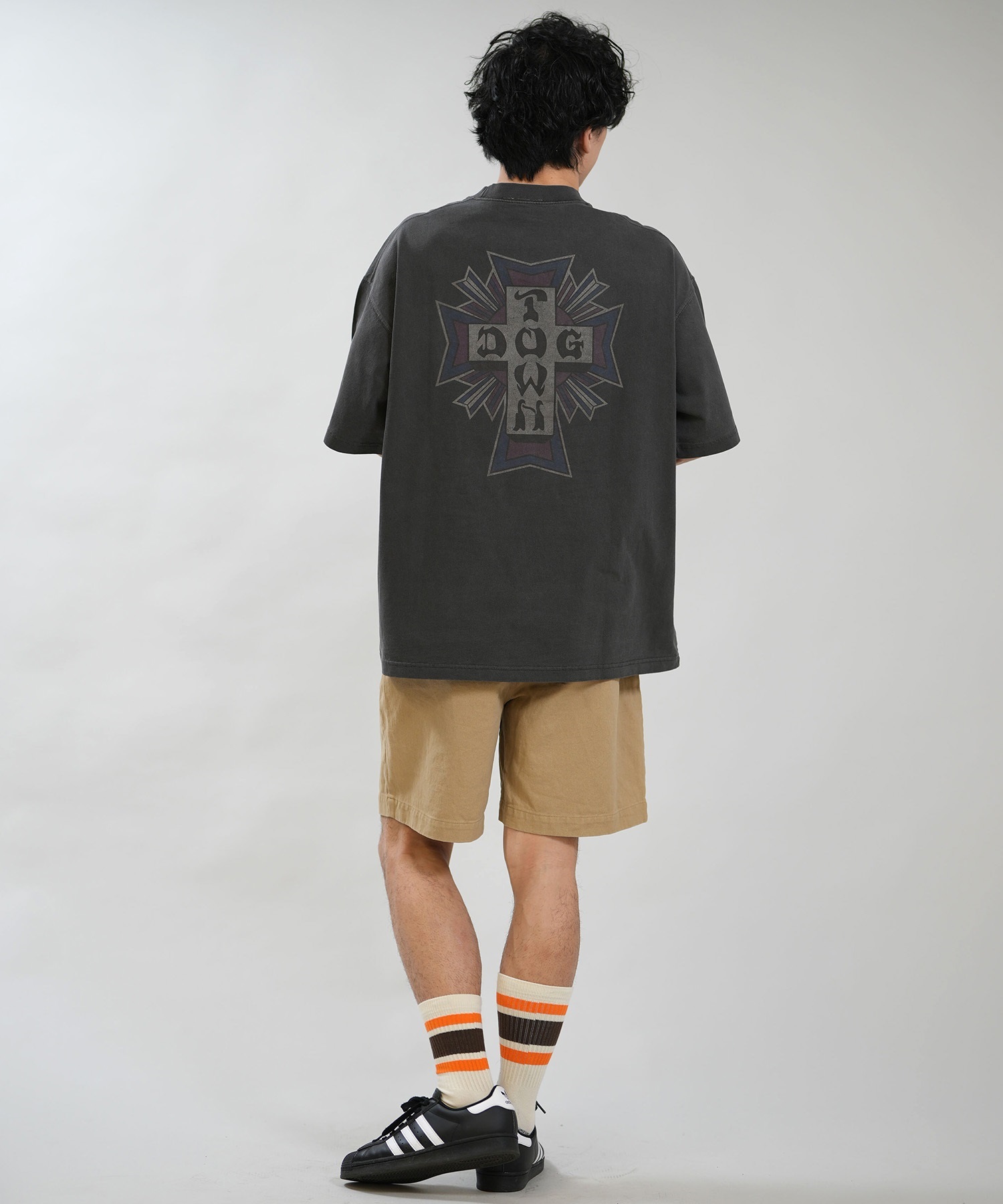 DOGTOWN ドッグタウン 半袖 Tシャツ メンズ バックプリント 古着風