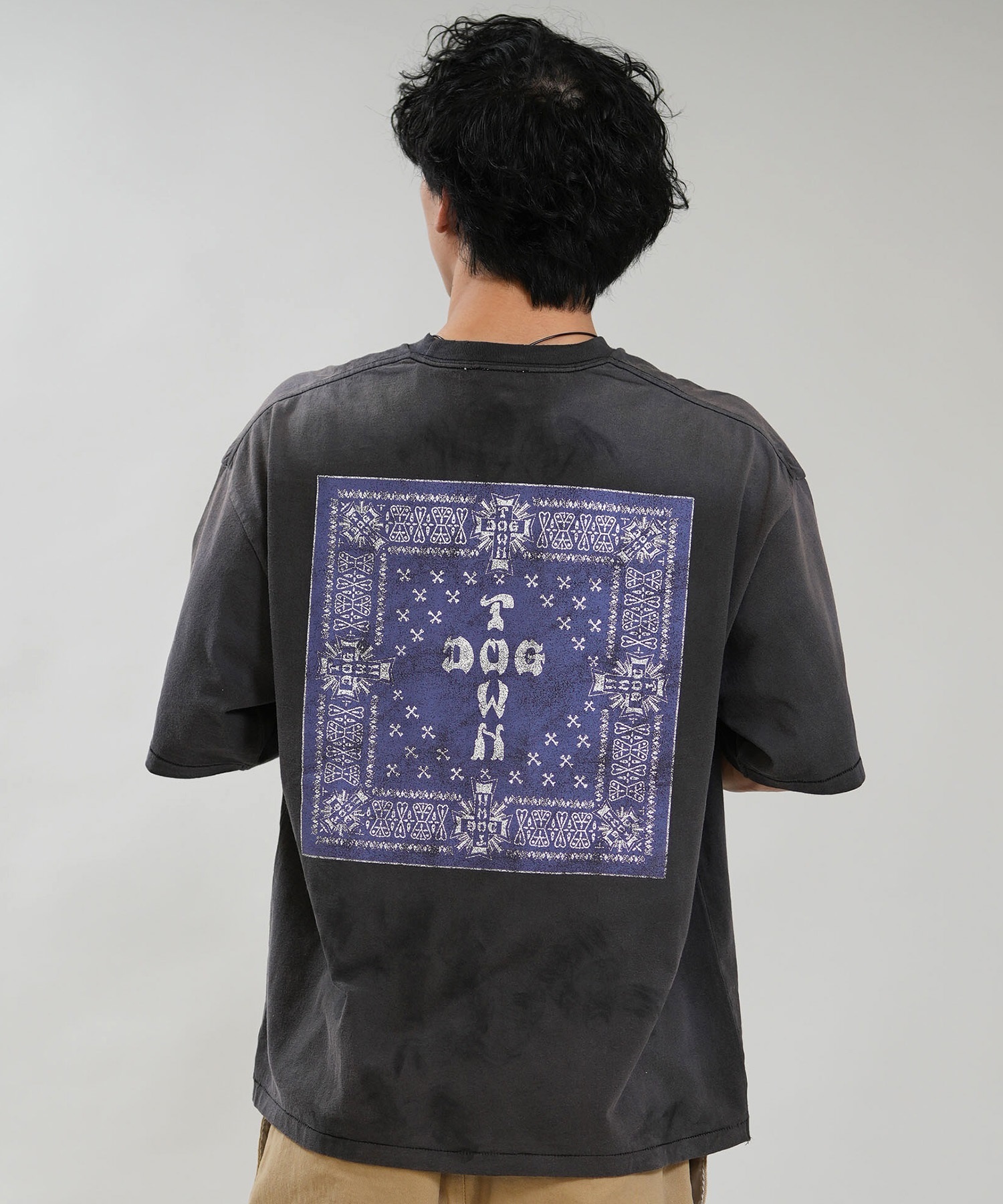 DOGTOWN ドッグタウン 半袖 Tシャツ メンズ バックプリント バンダナ