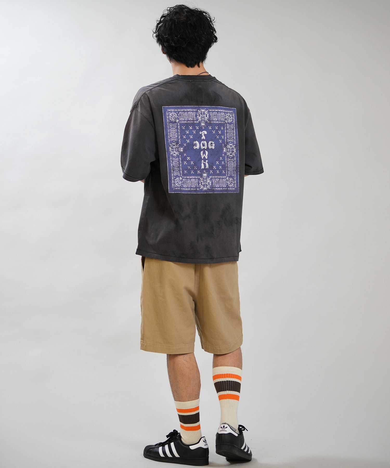 DOGTOWN ドッグタウン 半袖 Tシャツ メンズ バックプリント バンダナ