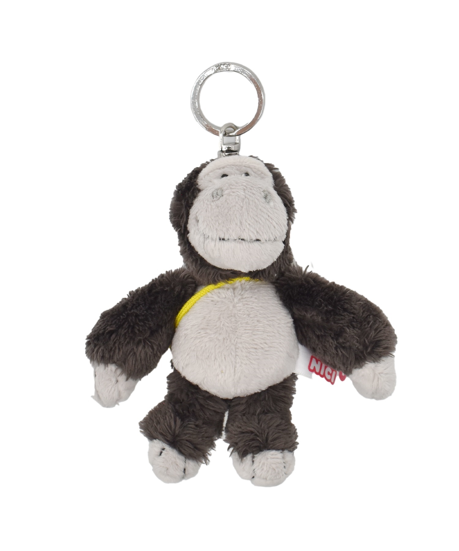NICI ニキ キーホルダー キーリング ゴリラ ムラサキスポーツショッパー 92297(Gorilla-ONE)