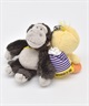 NICI ニキ キーホルダー キーリング ゴリラ ムラサキスポーツショッパー 92297(Gorilla-ONE)