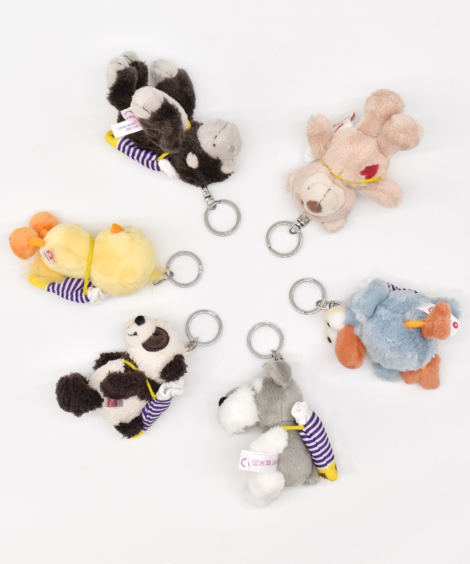 NICI ニキ キーホルダー キーリング ゴリラ ムラサキスポーツショッパー 92297(Gorilla-ONE)