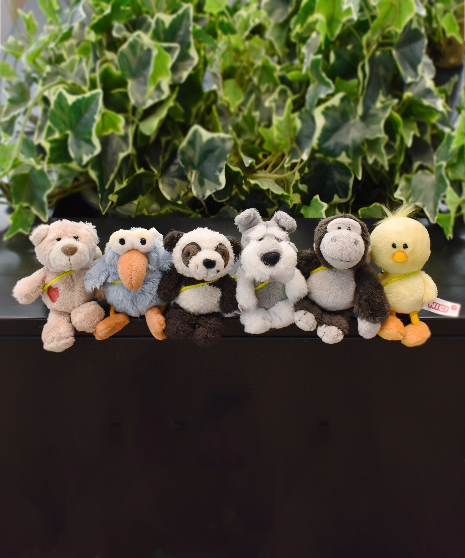 NICI ニキ キーホルダー キーリング ハチドリ ムラサキスポーツショッパー 92299(Hummingbird-ONE)