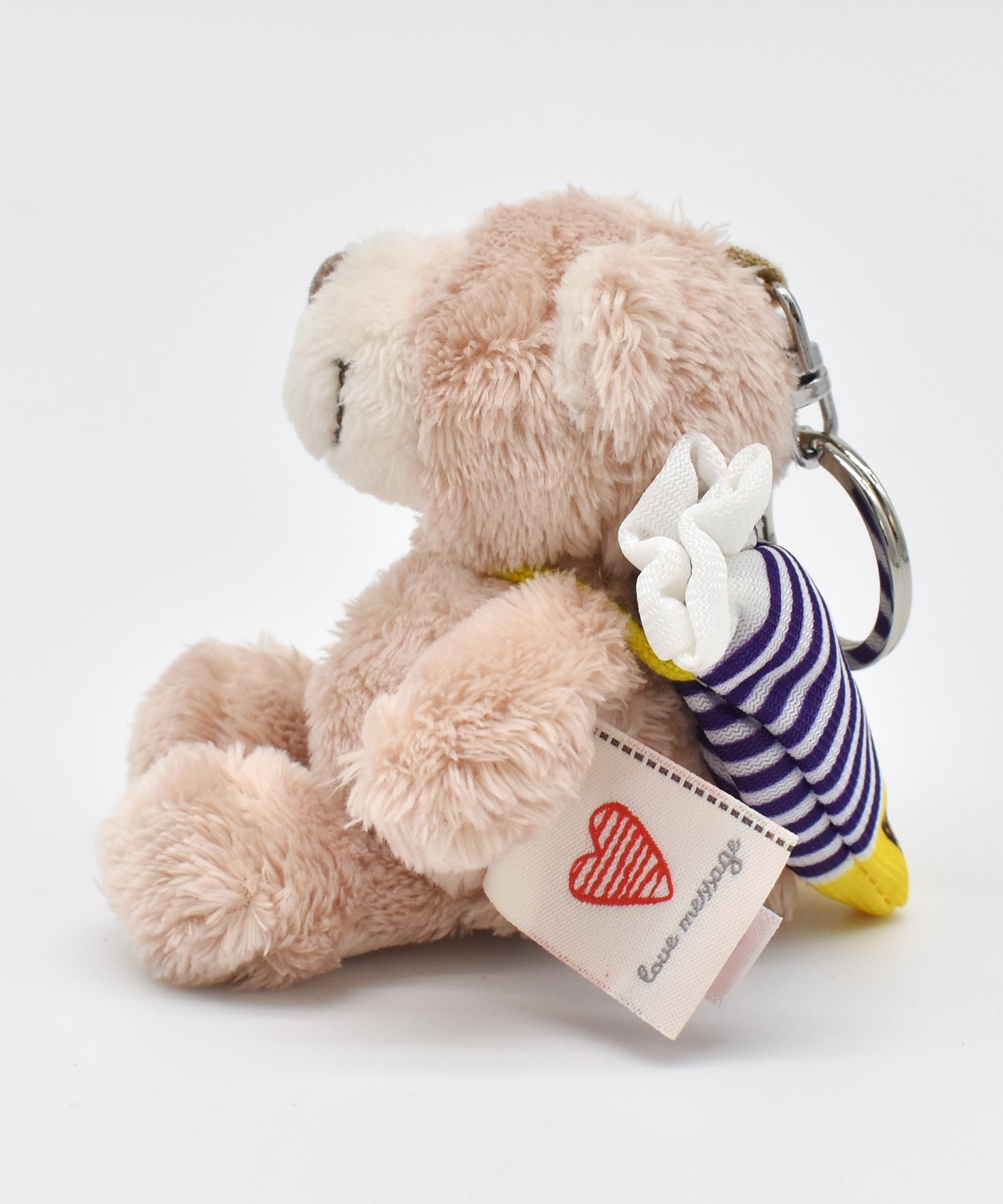 NICI ニキ キーホルダー キーリング ラブベア ポポ ムラサキスポーツショッパー 92300(Bear-ONE)