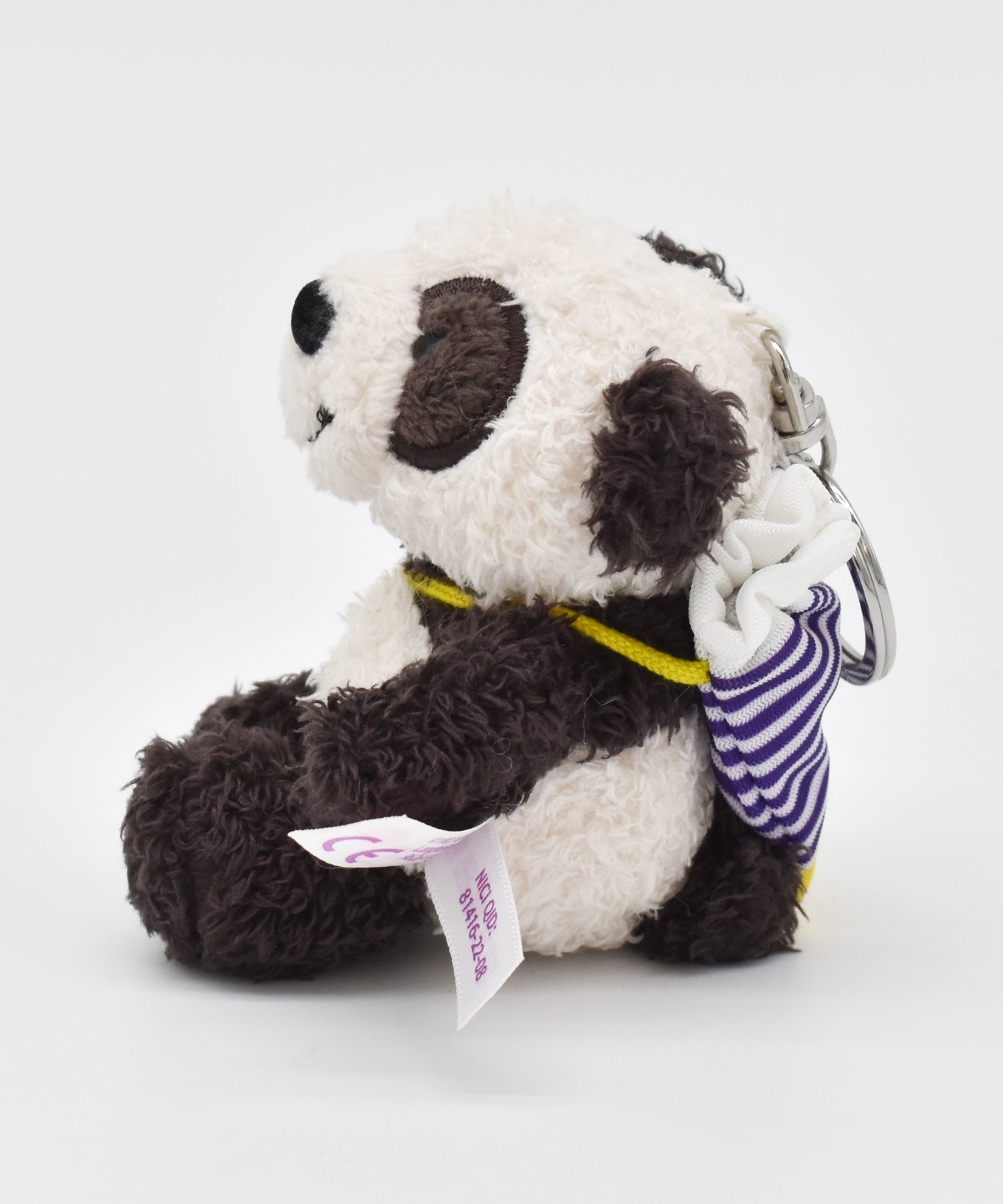 NICI ニキ キーホルダー キーリング パンダ ムラサキスポーツショッパー 92302(Panda-ONE)