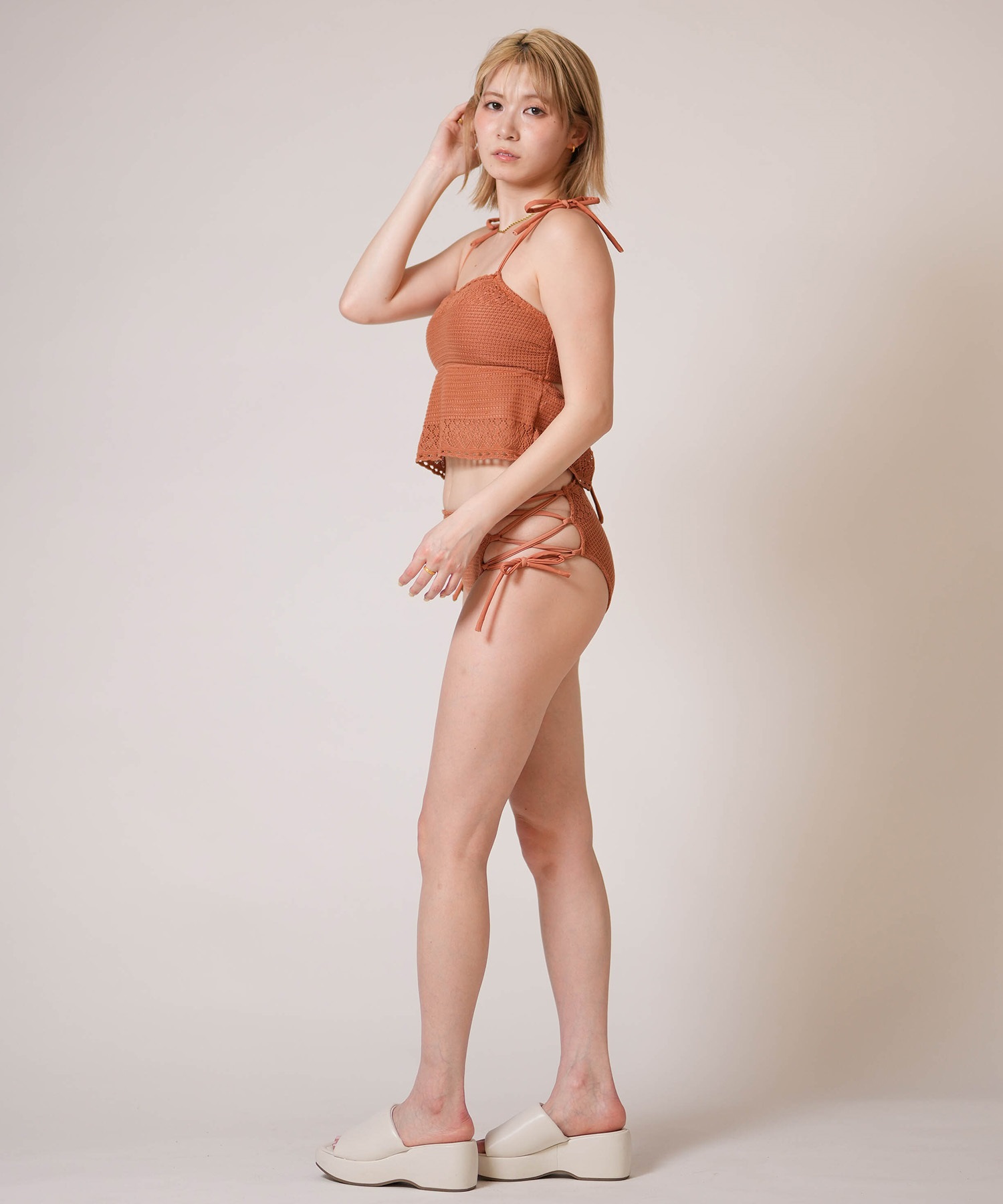 Beach Queen ビーチクイーン 水着 ビキニ レディース ニット クロシェ