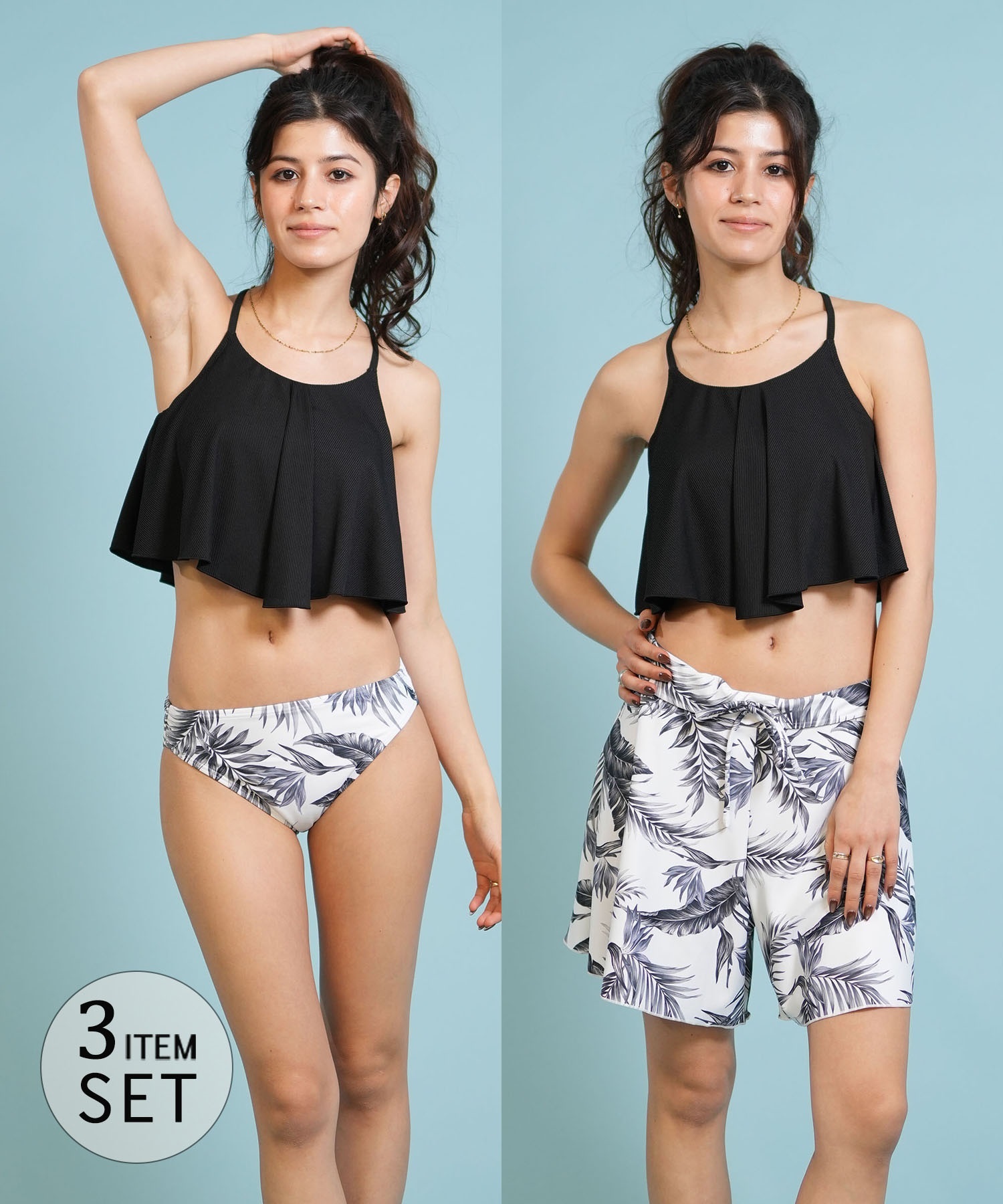 Beach Queen ビーチクイーン 水着 セット ビキニ レディース 3点セット