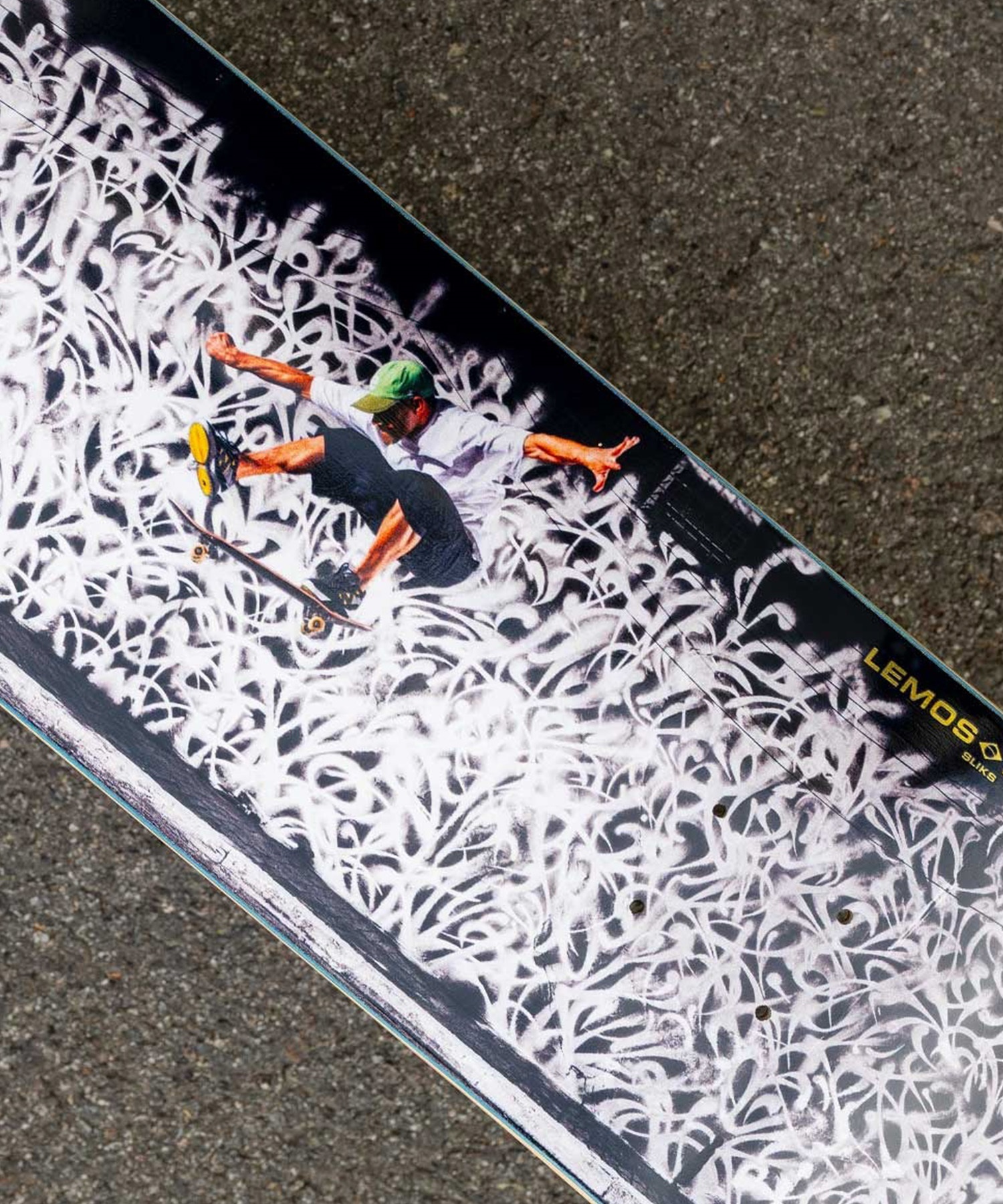 PRIMITIVE プリミティブ LEMOS SLIKS WALL スケートボード デッキ 8