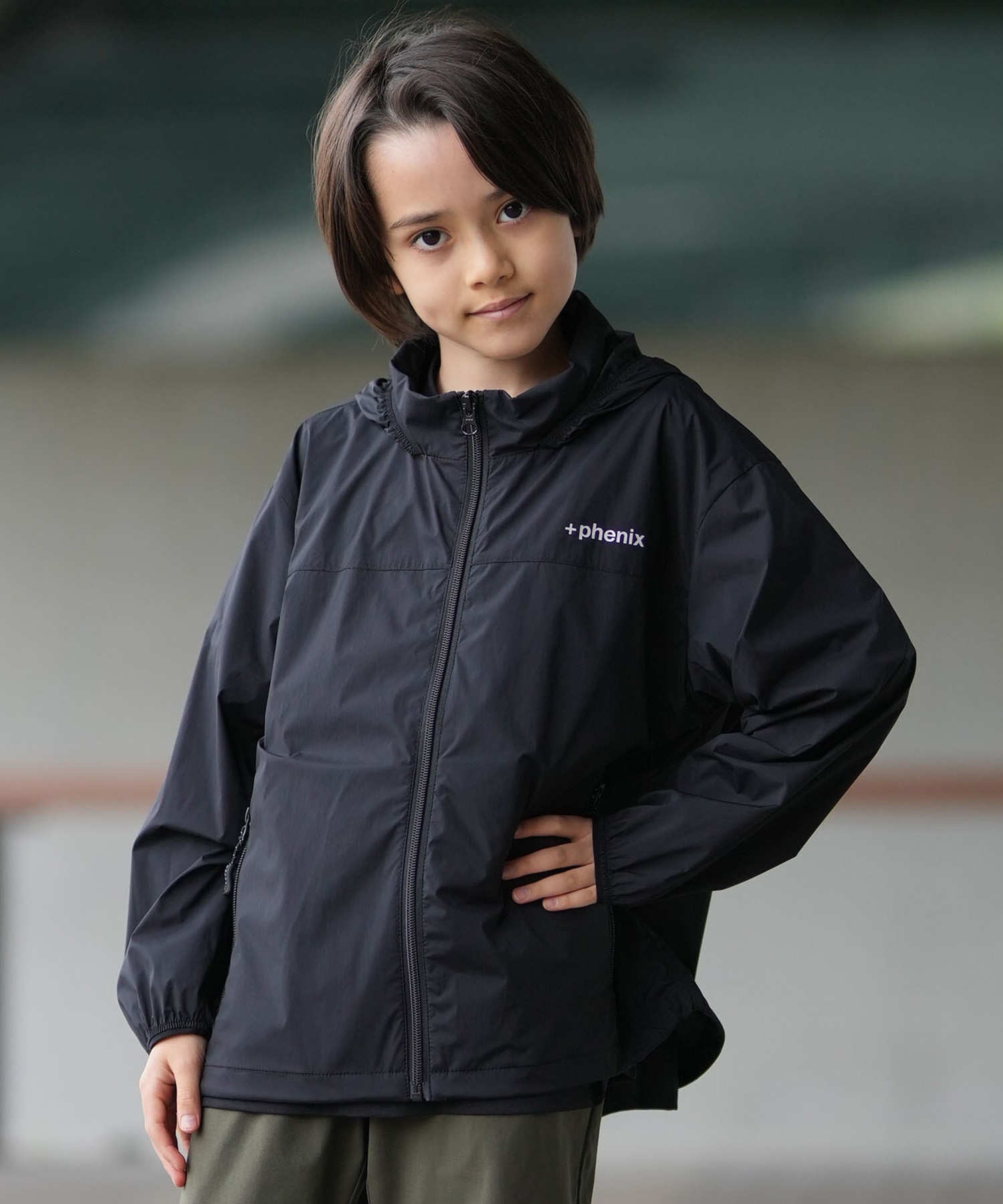 PHENIX フェニックス ジャケット キッズ ジュニア 子供 ワンポイント