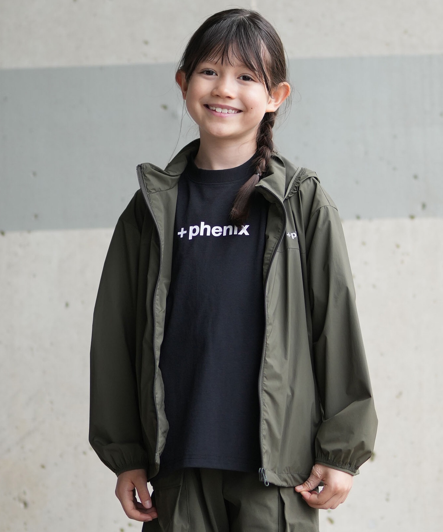 PHENIX フェニックス ジャケット キッズ ジュニア 子供 ワンポイント